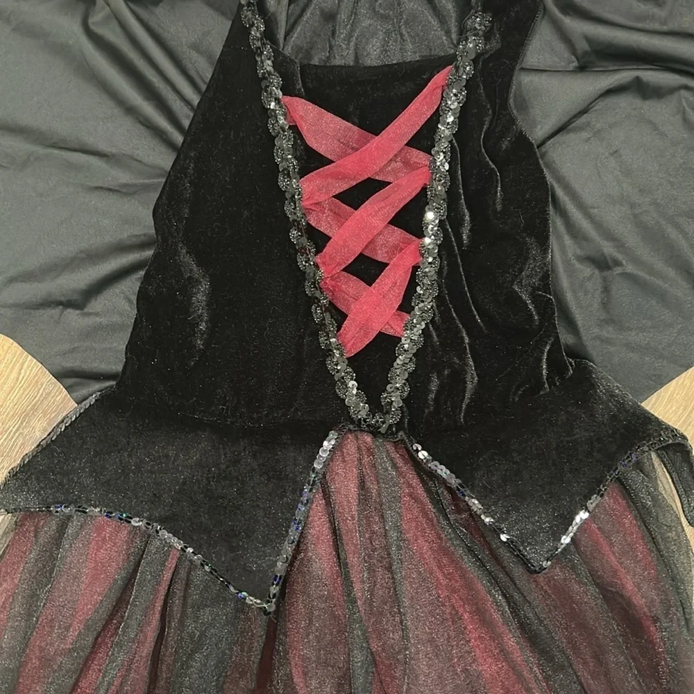Way to Celebrate Dracula's Darling Halloween Costume Dress Girl's Size XL(14/16)